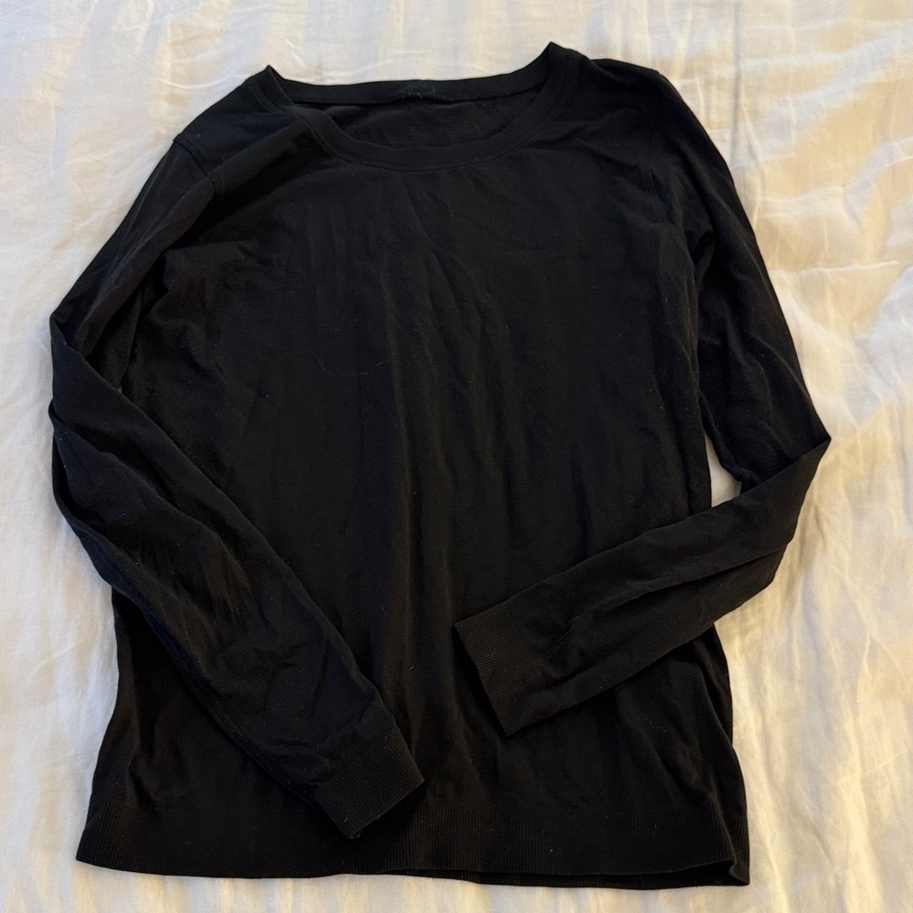 swiftly breeze black long sleeve 6 lululemon